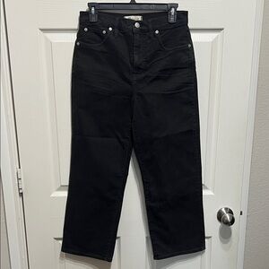 Madewell Black Straight-Leg Women's Jeans